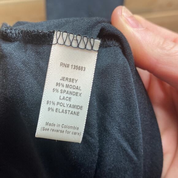 Naked Princess Black Cara Maxi Nightgown New with Tags Size Small - Picture 5 of 9